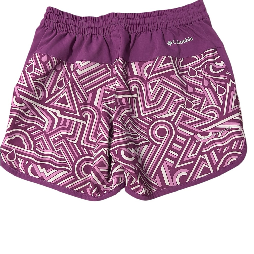 Lot of 2 Columbia Girls Size Medium Purple and Teal Kids Shorts Set - Picture 5 of 5
